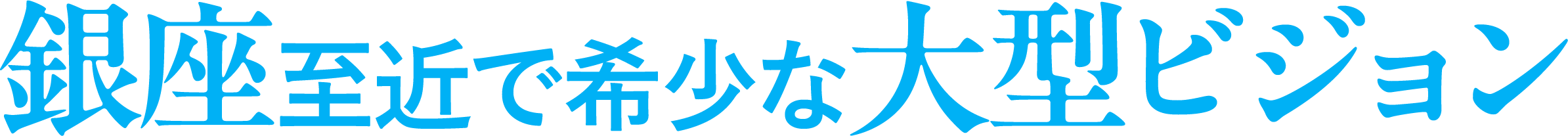 銀座、なのに低コスト